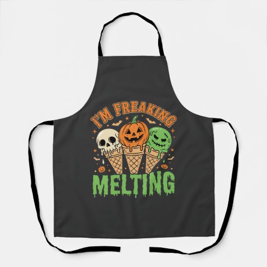 Halloween Smeltend Ijs Schort (Voorkant)