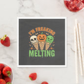 Halloween Smeltend Ijs Servet (Insitu)