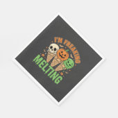 Halloween Smeltend Ijs Servet (Hoek)