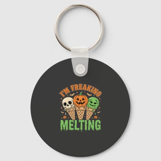 Halloween Smeltend Ijs Sleutelhanger (Voorkant)