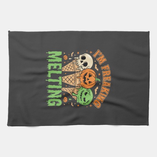 Halloween Smeltend Ijs Theedoek (Horizontaal)