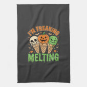 Halloween Smeltend Ijs Theedoek (Verticaal)