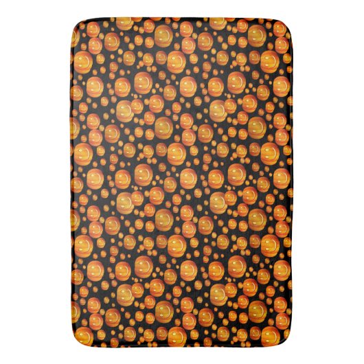 Halloween Smilies Badmat (Voorkant Verticaal)