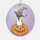 Halloween Smooth Collie Keramisch Ornament (Links)