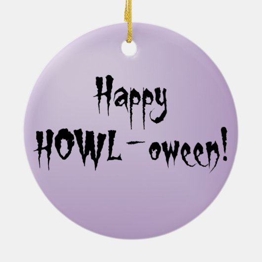 Halloween Smooth Collie Keramisch Ornament (Achterkant)