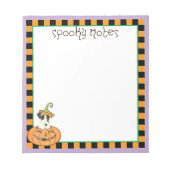 Halloween Smooth Fox Terrier Notitieblok (Voorkant)
