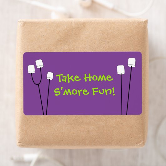 Halloween S'mores Party Favor Bag Label (Insitu)