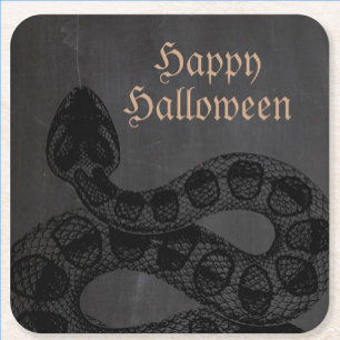 Halloween Snake Kartonnen Onderzetters