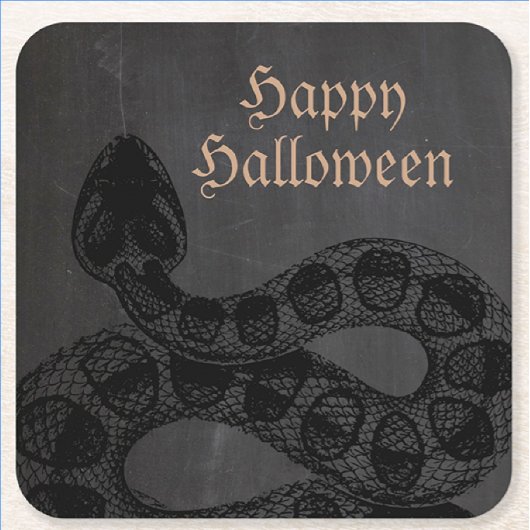 Halloween Snake Kartonnen Onderzetters