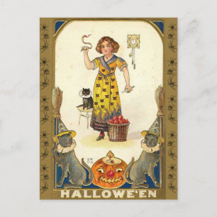 Halloween  Snake Priesteres Briefkaart