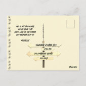 Halloween  Snake Priesteres Briefkaart (Achterkant)