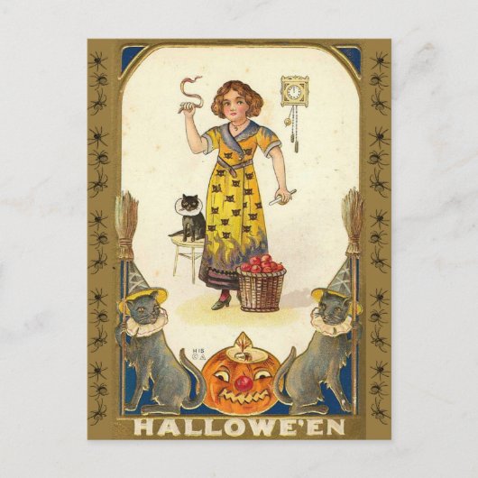 Halloween  Snake Priesteres Briefkaart (Voorkant)