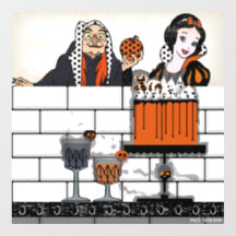 Halloween Sneeuw Wit gif appel muur sticker