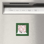 Halloween Sneeuwmannen Foto Lijst Magneet (Insitu (Vaatwasser))