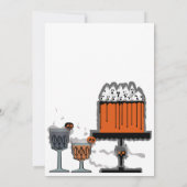 Halloween Sneeuwwitje gifappel Kaart (Achterkant)