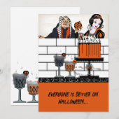 Halloween Sneeuwwitje gifappel Kaart (Voorkant / Achterkant)