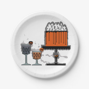 Halloween Sneeuwwitje vergif appel party bord