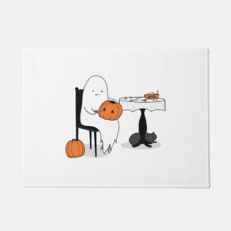Halloween snijdtijd deurmat