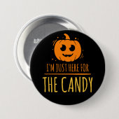 Halloween Snoep, 3-inch ronde Button (Voorkant /achterkant)