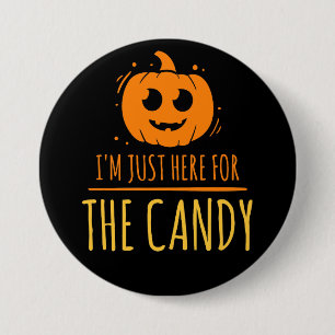 Halloween Snoep , 3 inch ronde knop Button 7,6 Cm