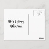 Halloween Snoep behandelingen Briefkaart (Achterkant)