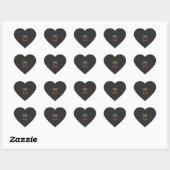 Halloween Snoep Belt Na Donker Hart Sticker (Vel)