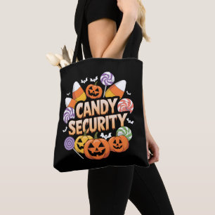 Halloween Snoep Beveiliging Tote Bag