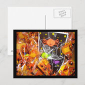 Halloween Snoep Briefkaart (Voorkant / Achterkant)