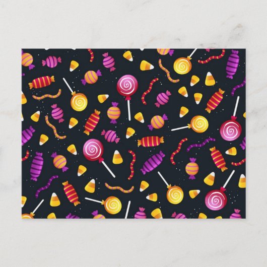 Halloween snoep briefkaart (Voorkant)