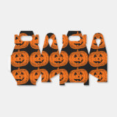 Halloween snoep doos, pompoen, pompoenen bedankdoosjes (Uitgevouwen)