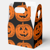Halloween snoep doos, pompoen, pompoenen bedankdoosjes (Geopend)