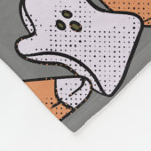 Halloween Snoep en Geesten Fleece Deken (Hoek)