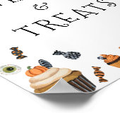 Halloween snoep en lekkernijen poster (Hoek)