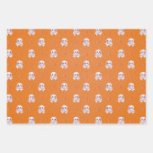 Halloween Snoep en Waterverf Inpakpapier Vel (Voorkant 3)