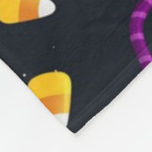 Halloween snoep fleece deken (Hoek)