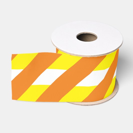 Halloween Snoep Geel, Oranje en Witte Lint (Spoel)