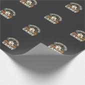Halloween Snoep Geest Pompoen Ontwerp Cadeaupapier (Hoek)