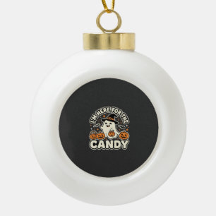 Halloween Snoep Geest Pompoen Ontwerp Keramische Bal Ornament