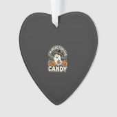 Halloween Snoep Geest Pompoen Ontwerp Ornament (voorkant)