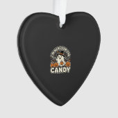Halloween Snoep Geest Pompoen Ontwerp Ornament (voorkant)