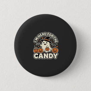 Halloween Snoep Geest Pompoen Ontwerp Ronde Button 5,7 Cm