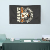 Halloween Snoep Geest Pompoen Ontwerp Spandoek (Beurs)