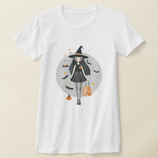 Halloween Snoep Girl T-shirt (Laagn)