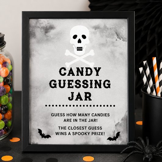 Halloween Snoep Gokspel Bord Poster