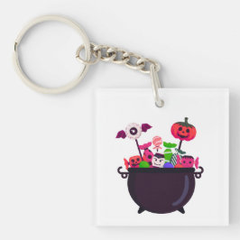 Halloween snoep & griezelige zoete mix sleutelhanger