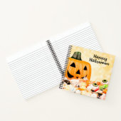 Halloween Snoep Jack o'lantern Notitieboek (Binnen)