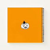 Halloween Snoep Jack o'lantern Notitieboek (Achterkant)
