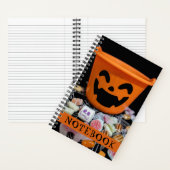 Halloween Snoep Jack o'lantern Plezier Notitieboek (Binnen)