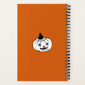 Halloween Snoep Jack o'lantern Plezier Notitieboek (Achterkant)