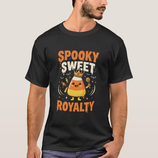 Halloween Snoep Koningshuis T-shirt (Voorkant)